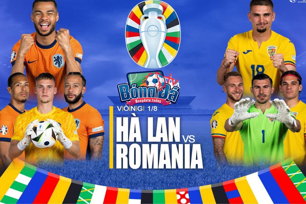 Đội hình ra sân Hà Lan vs Romania (dự kiến)