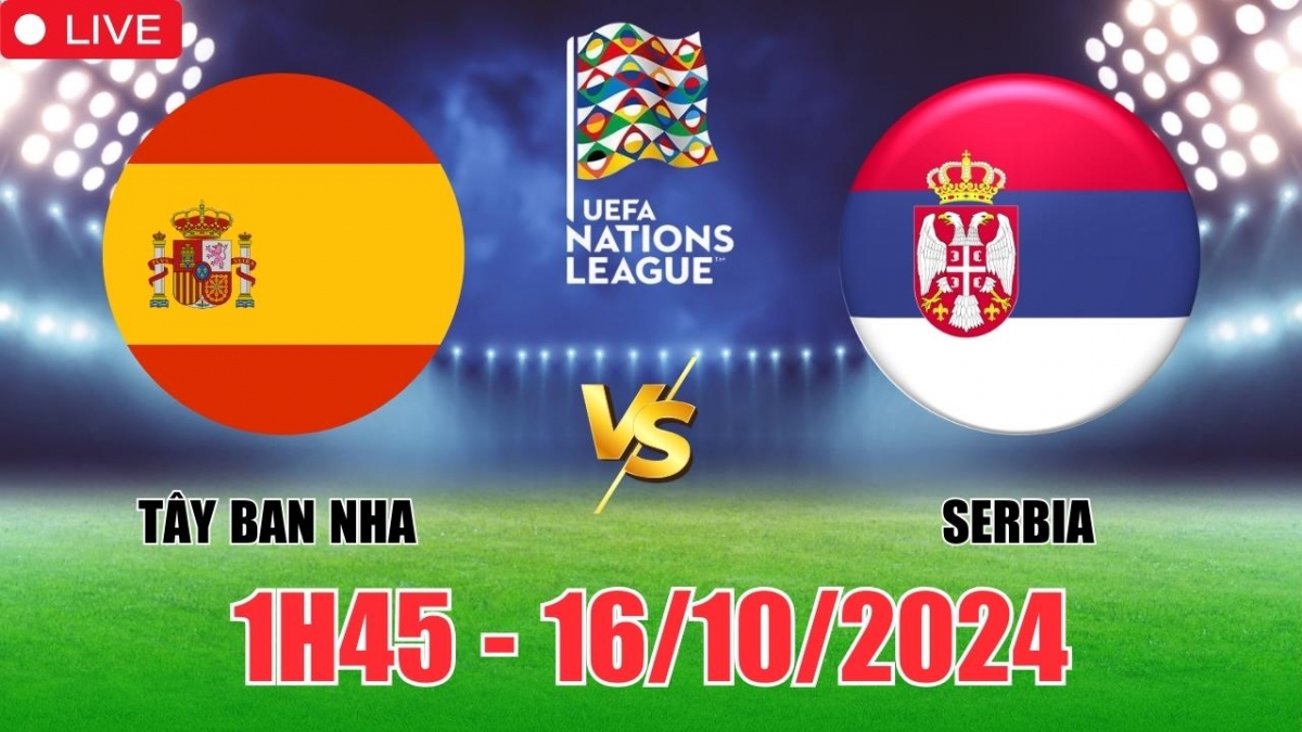 Tây Ban Nha vs Serbia