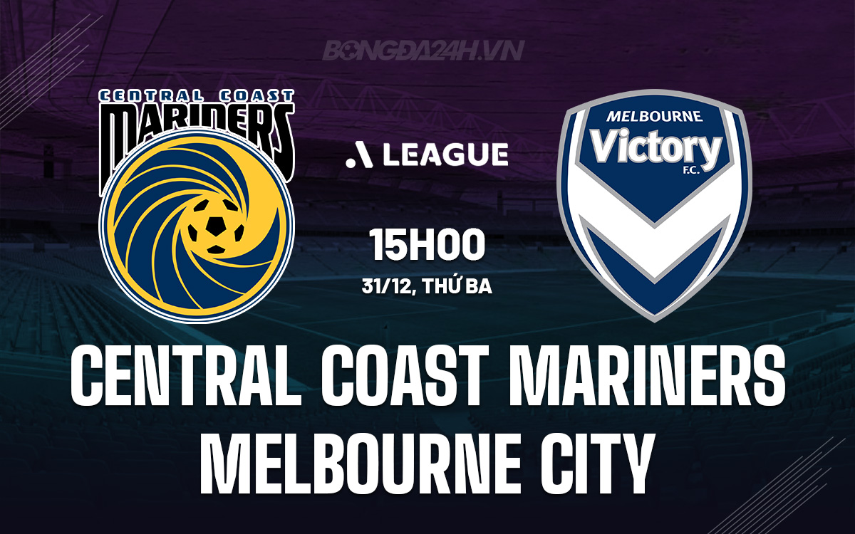 Central Coast Mariners FC vs Melbourne City